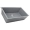 Nantucket Sinks 33-inch Undermount Granite Composite Sink in Titanium PR3320-TI-UM - alternate 2